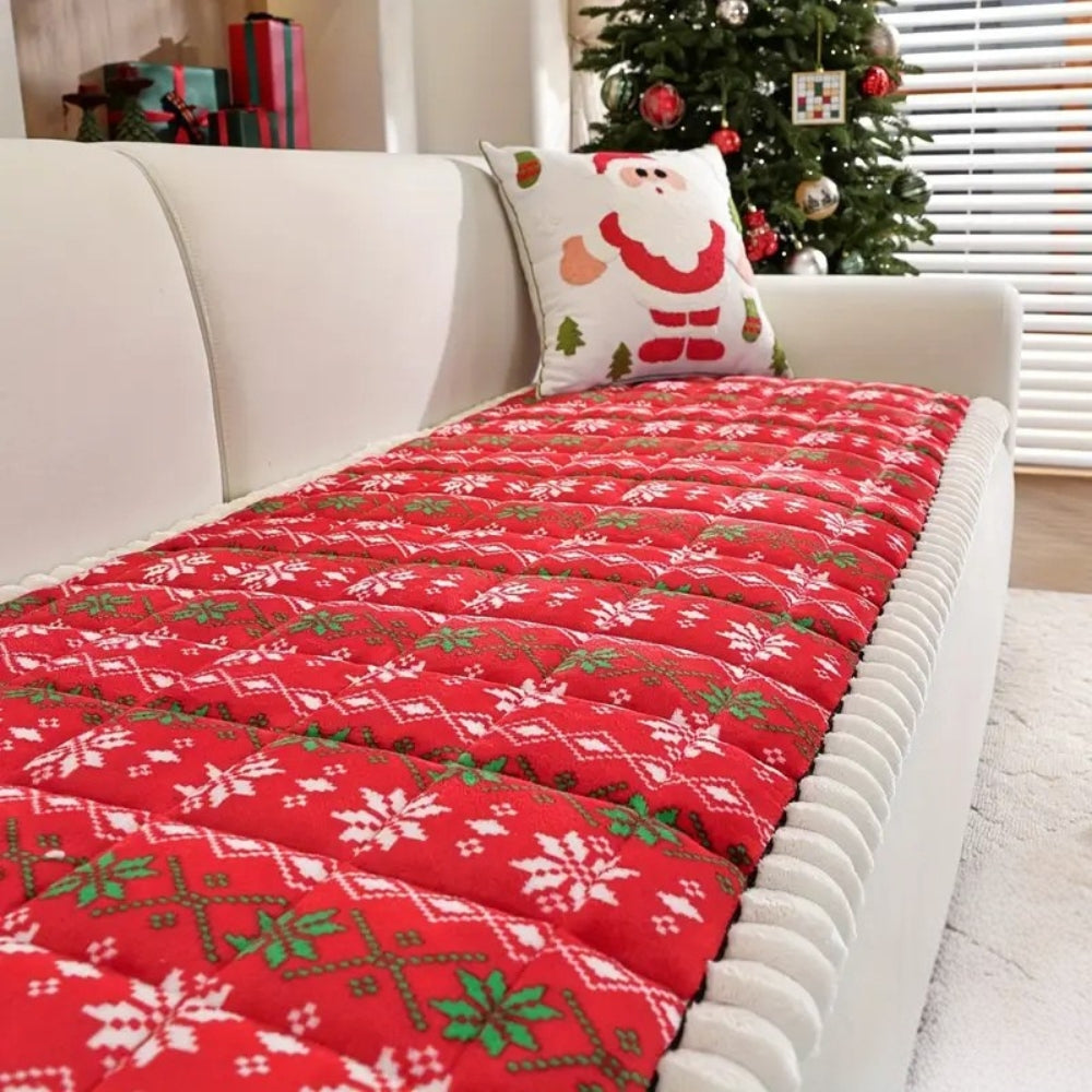 BowLift | Festive Holiday Winter Sofa Cover