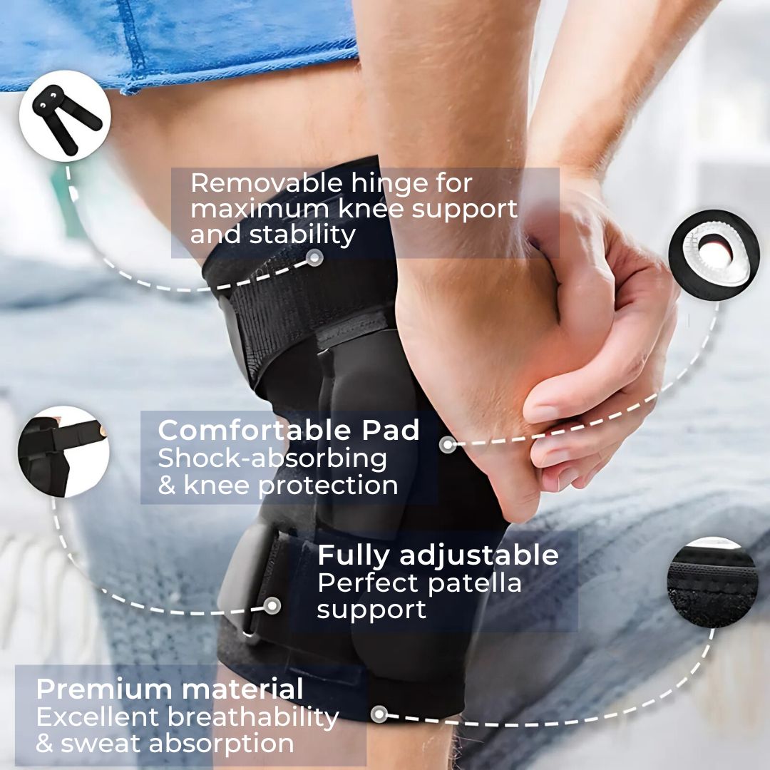 BowLift | ACL Knee Brace for Knee Support and Stability | Reduces Pain, Swelling, and Limits Motion | Ideal for Recovery and Injury Protection