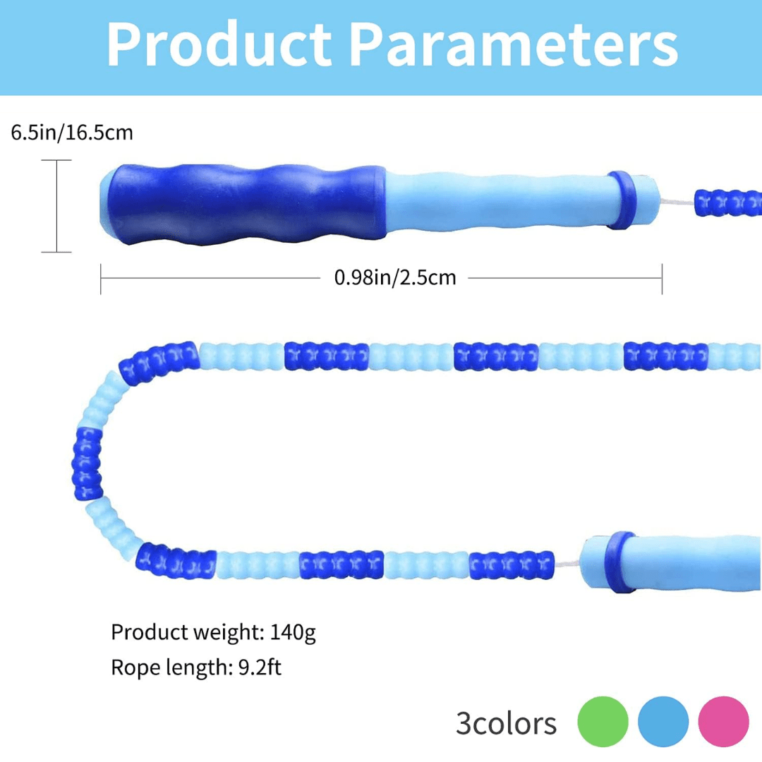 BowLift | Adjustable Beaded Jump Rope for Effective Cardio Training