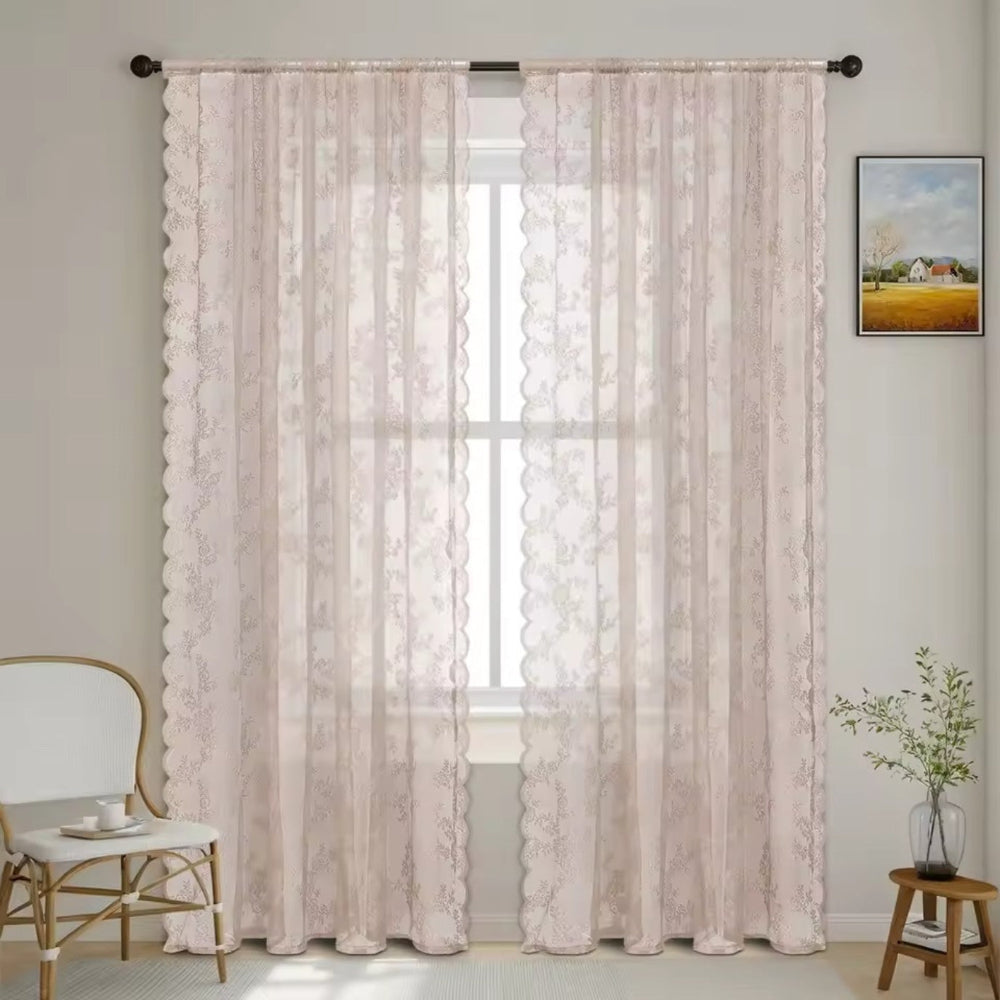 BowLift | Floral Grace Sheer Curtains