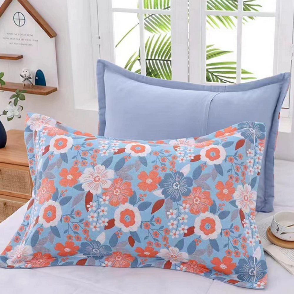 BowLift | Floral Print Cotton Pillowcase | 2pcs