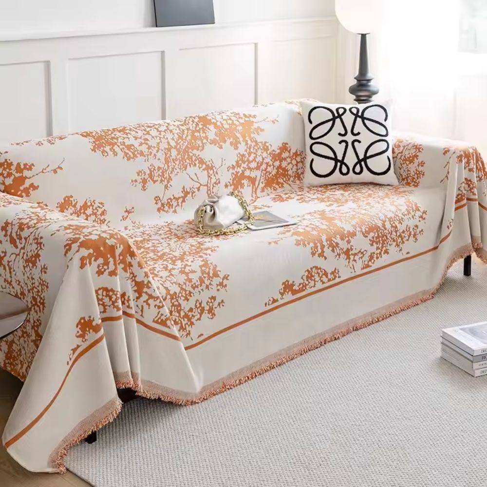 BowLift | Chenille Flowerfield Sofa Cover