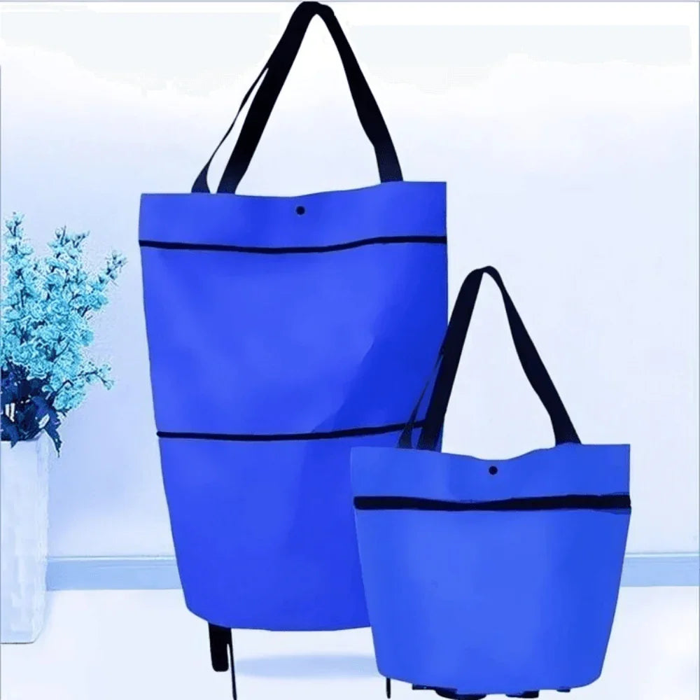 BowLift | Foldable Shopping Trolley Bag with Wheels – Eco-Friendly, Compact & Lightweight
