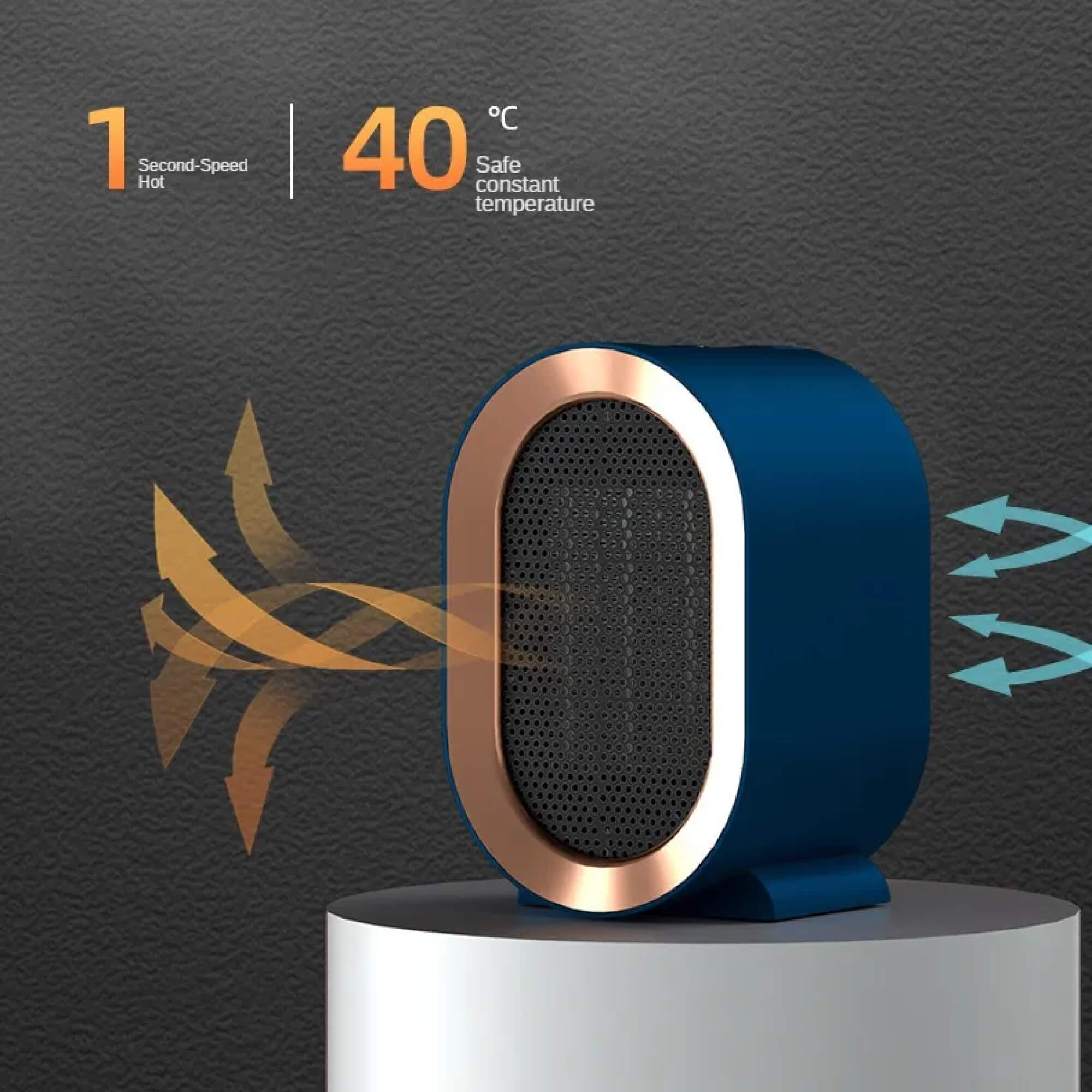 BowLift | Small energy-efficient room electric heater portable low-energy energy saving