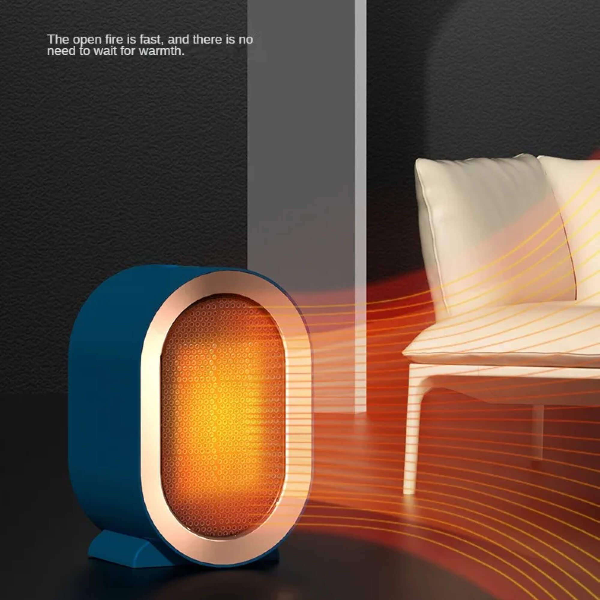 BowLift | Small energy-efficient room electric heater portable low-energy energy saving