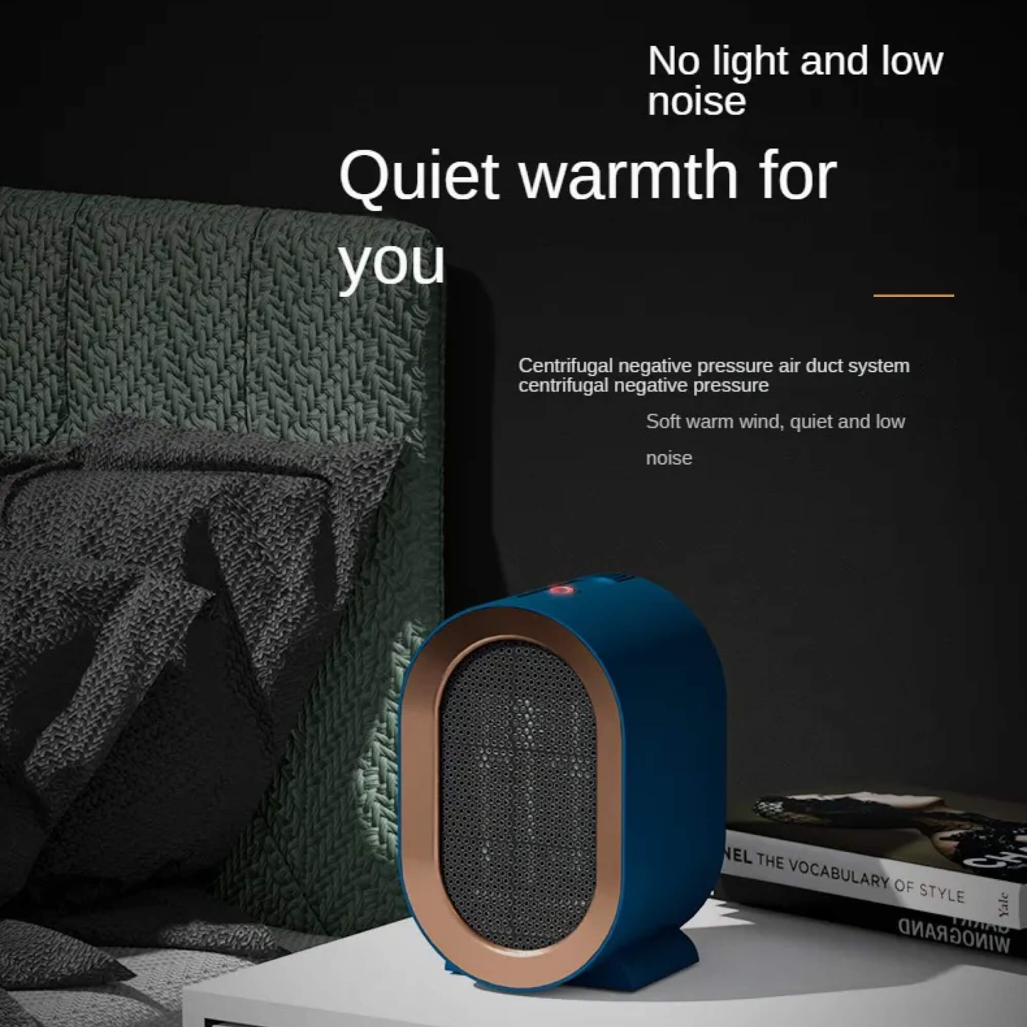 BowLift | Small energy-efficient room electric heater portable low-energy energy saving