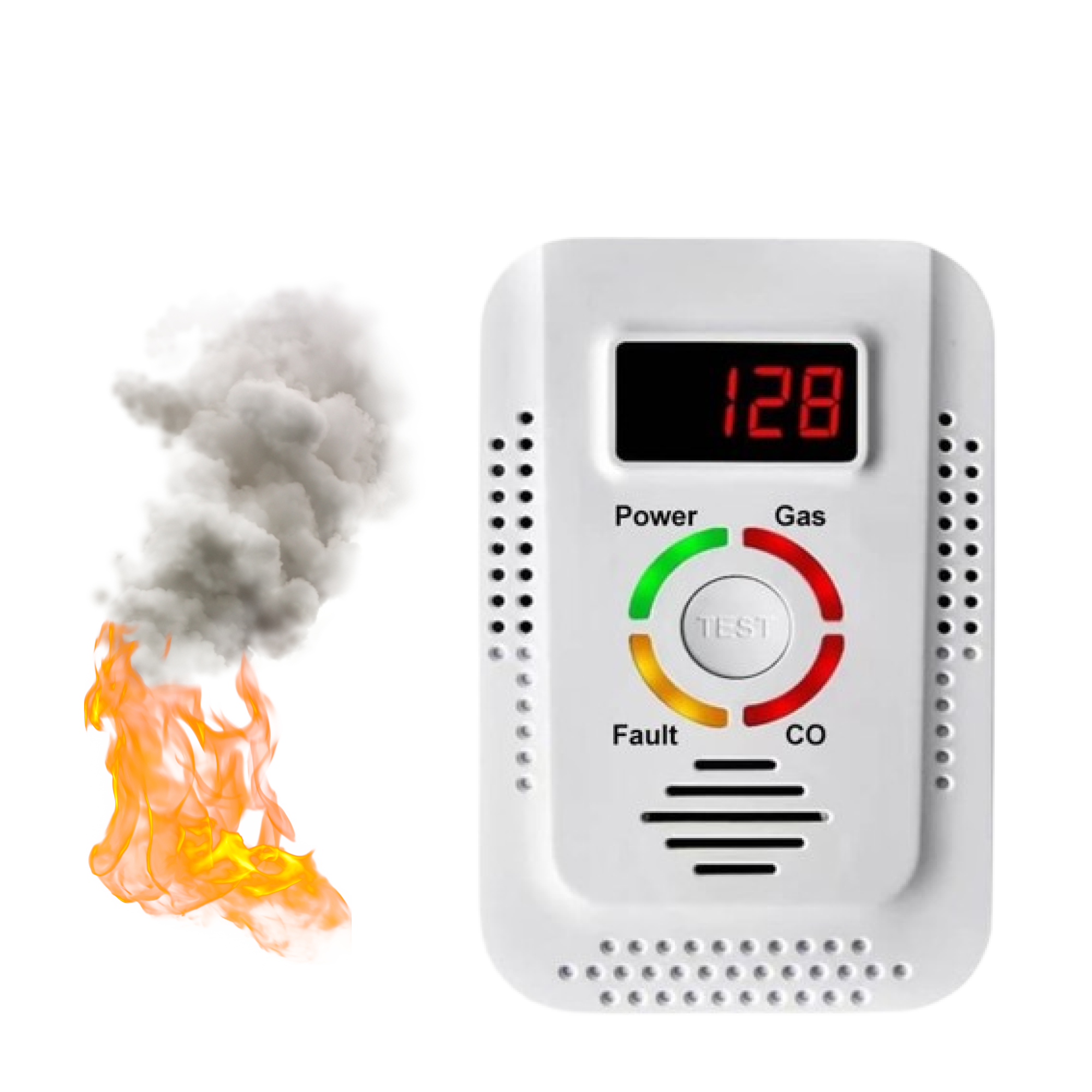 BowLift | Gas Leak Carbon Monoxide CO2 Detector Alarm for Home