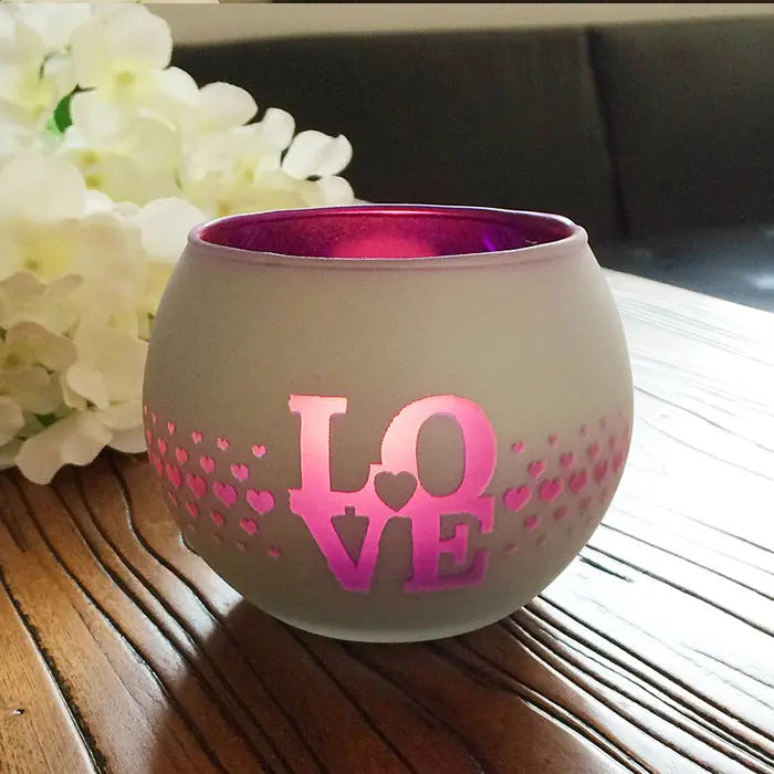 BowLift | Decorative Glass Candle Holder for Warm Light