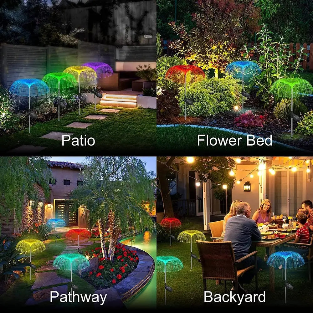 BowLift | Garden Solar Fireworks Lamp – Glows like a floating jellyfish