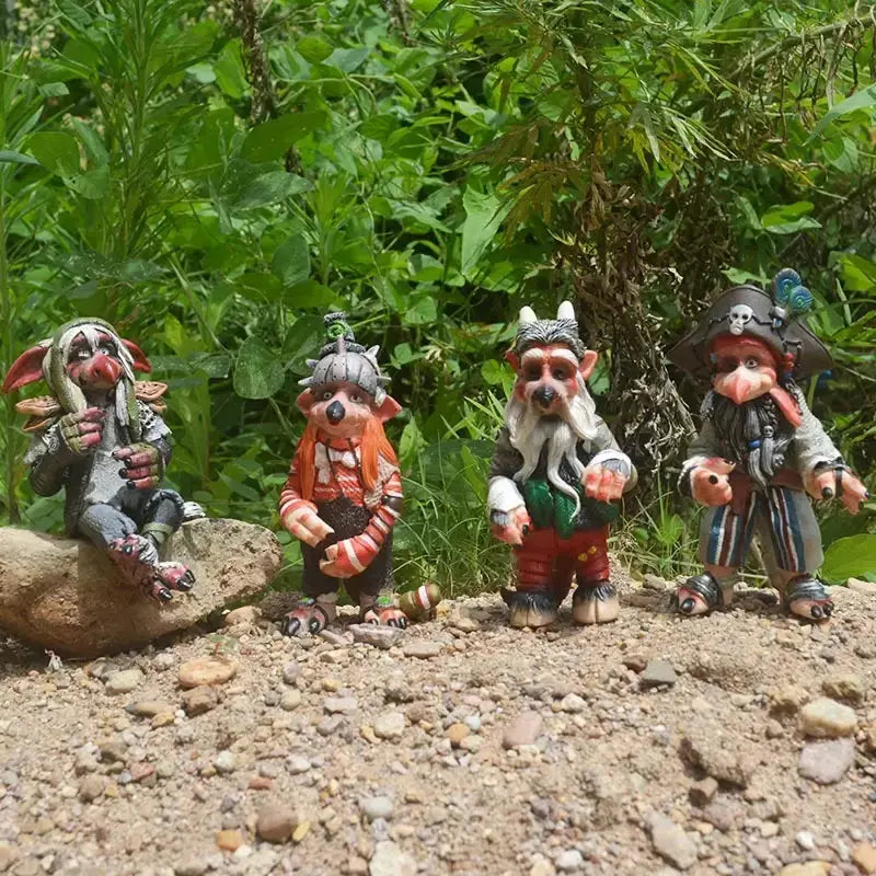 BowLift | Charming garden statue made of resin for an inviting atmosphere