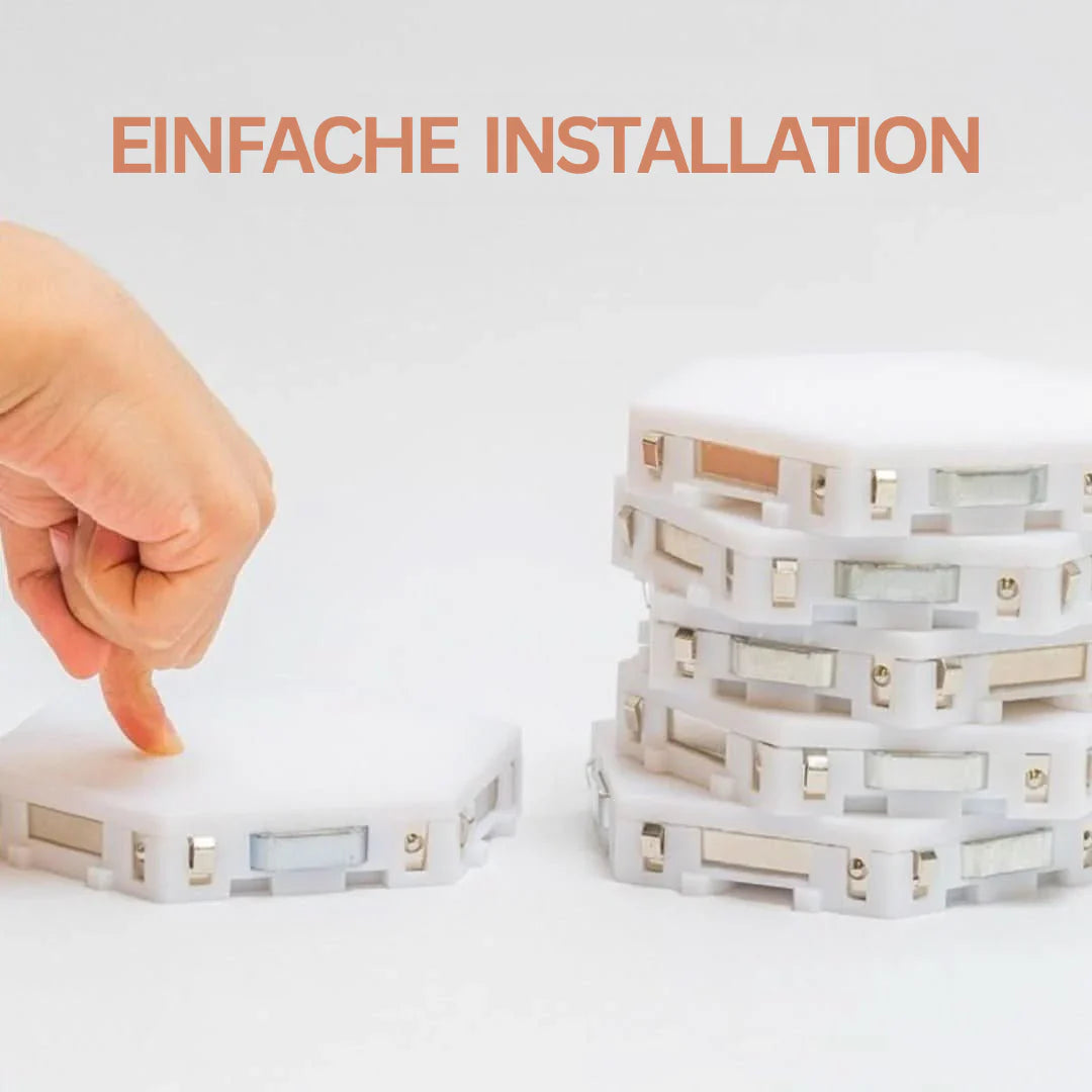 BowLift | Interactive Hexagonal LED Panels with RGB Color Control and Music Synchronization