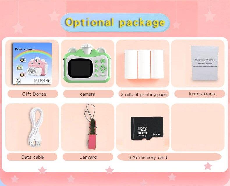 BowLift | Instant Print Camera Bundle 1080 Camera with Thermal Print