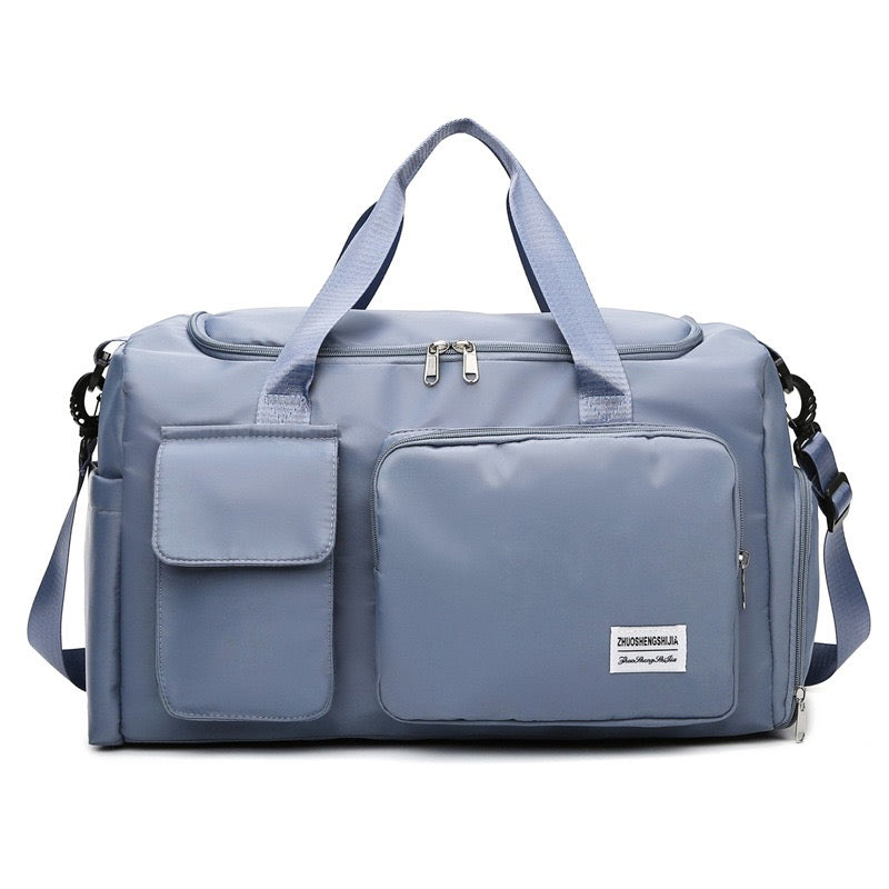 BowLift | Multi-Pocket Travel Bag, Sports and Gym Duffle with Separate Shoe Compartment