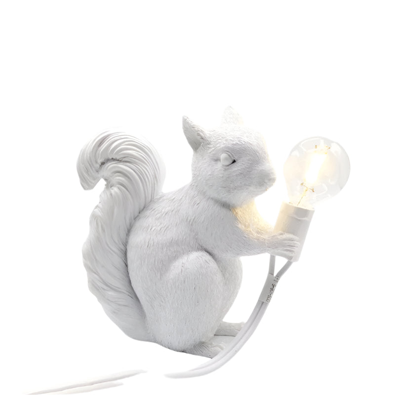 BowLift | SquirrelGlow LED Table Lamp | Cute Design & Warm Light for Kids/Room