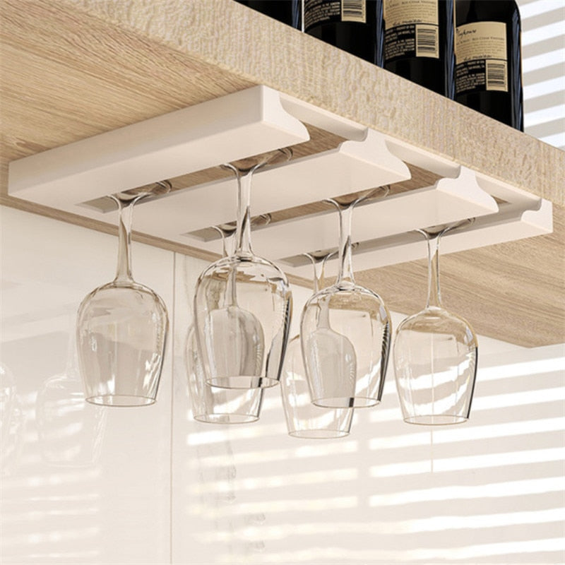 BowLift | Under Cabinet Glass Organizer Rack