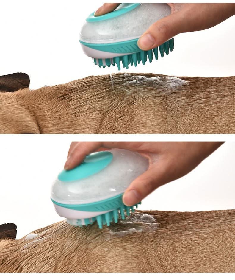 BowLift | 2-in-1 soap dispenser & massage brush for dogs