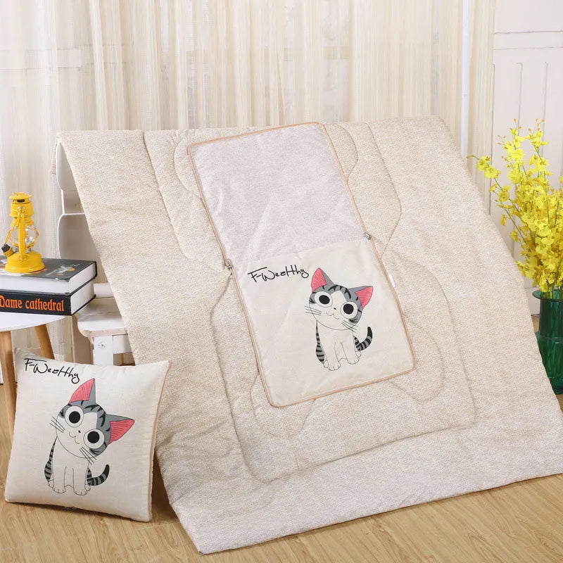 BowLift | Cozy Convertible Pillow Quilt Combo Blanket