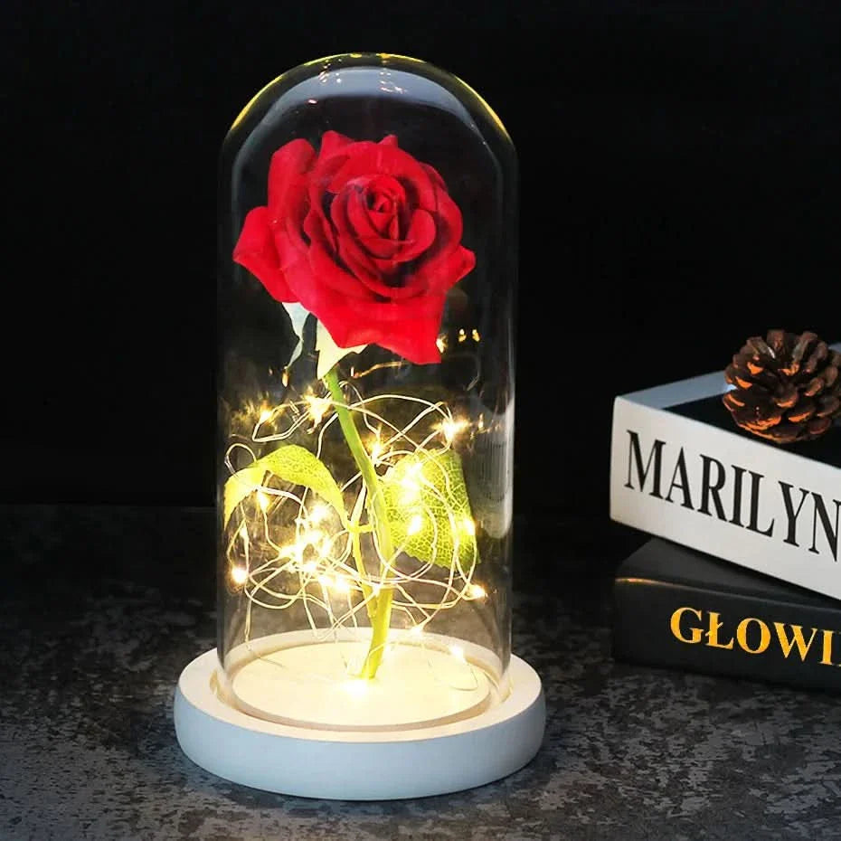 BowLift | Eternal Rose in Glass Dome with LED Lights