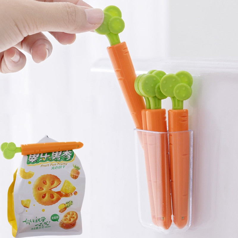 BowLift | 5pcs Sealing Carrot Bag Clips