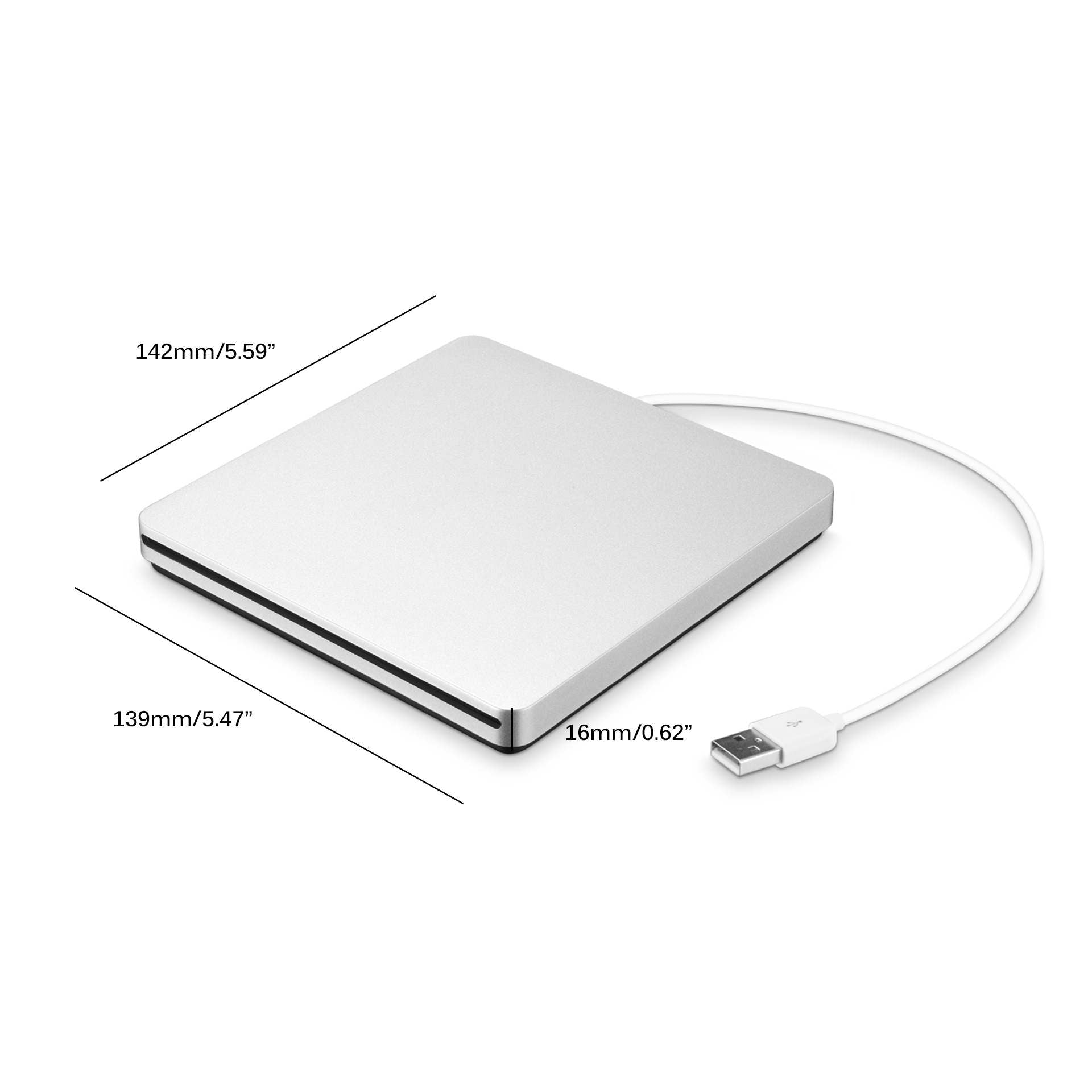 BowLift | External DVD Recorder for Optical Drives Portable for MacBook Air
