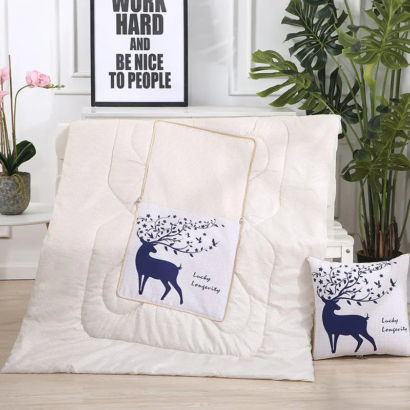 BowLift | Cozy Convertible Pillow Quilt Combo Blanket