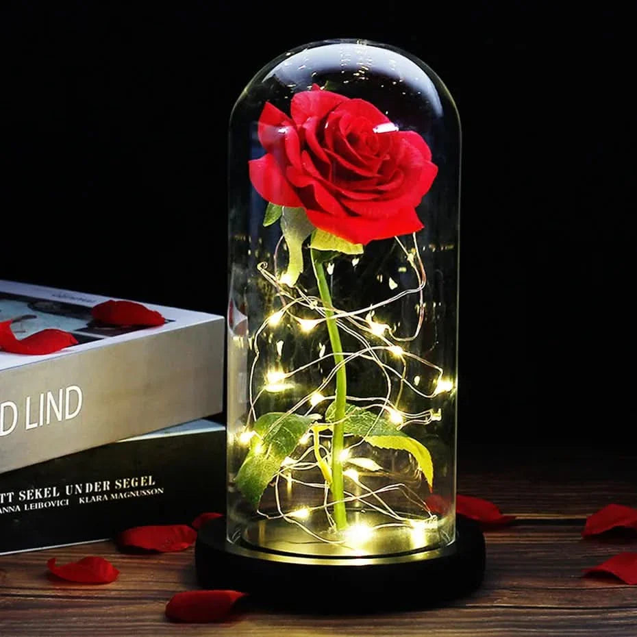 BowLift | Eternal Rose in Glass Dome with LED Lights