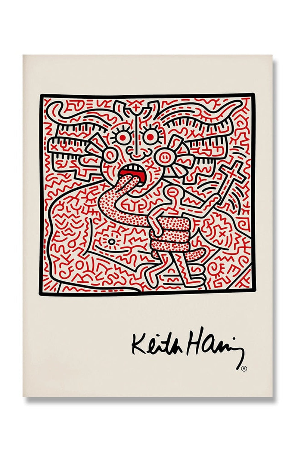 BowLift | Keith Haring Inspired Canvas Art