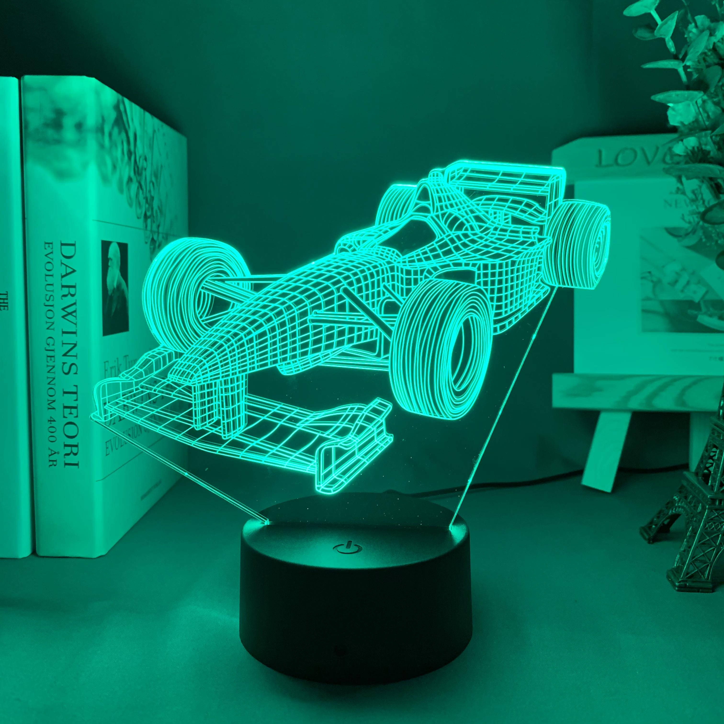 BowLift | Formula-1-3D-Illusion lamp with color mode