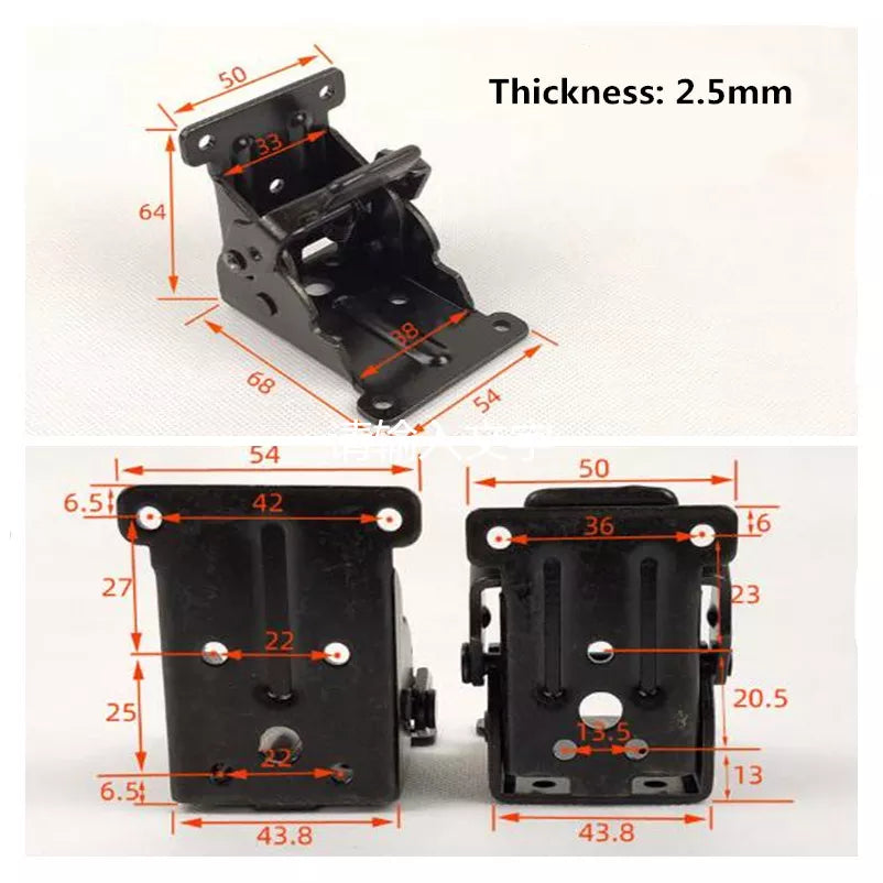 BowLift | 2Pcs Foldable Self-Locking Hinges