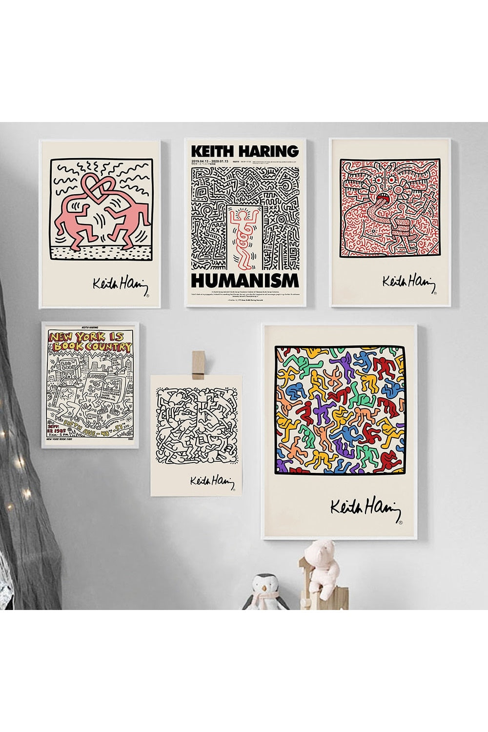 BowLift | Keith Haring Inspired Canvas Art