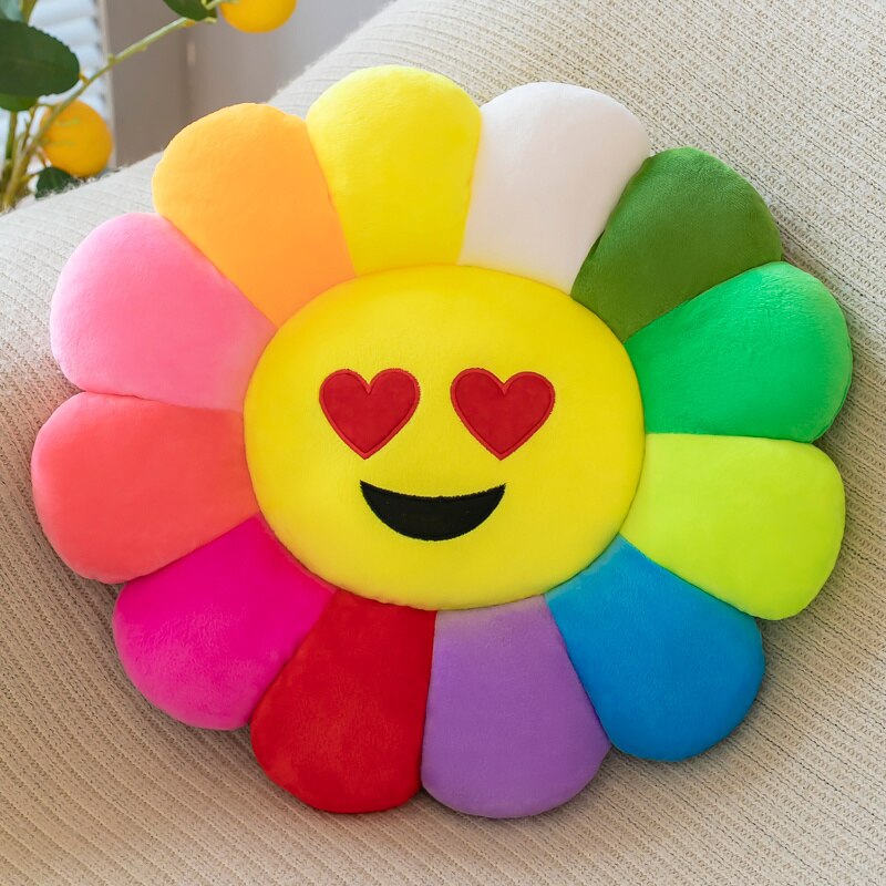 BowLift | Colorful Sunflower Plush Comfort Seat Cushion