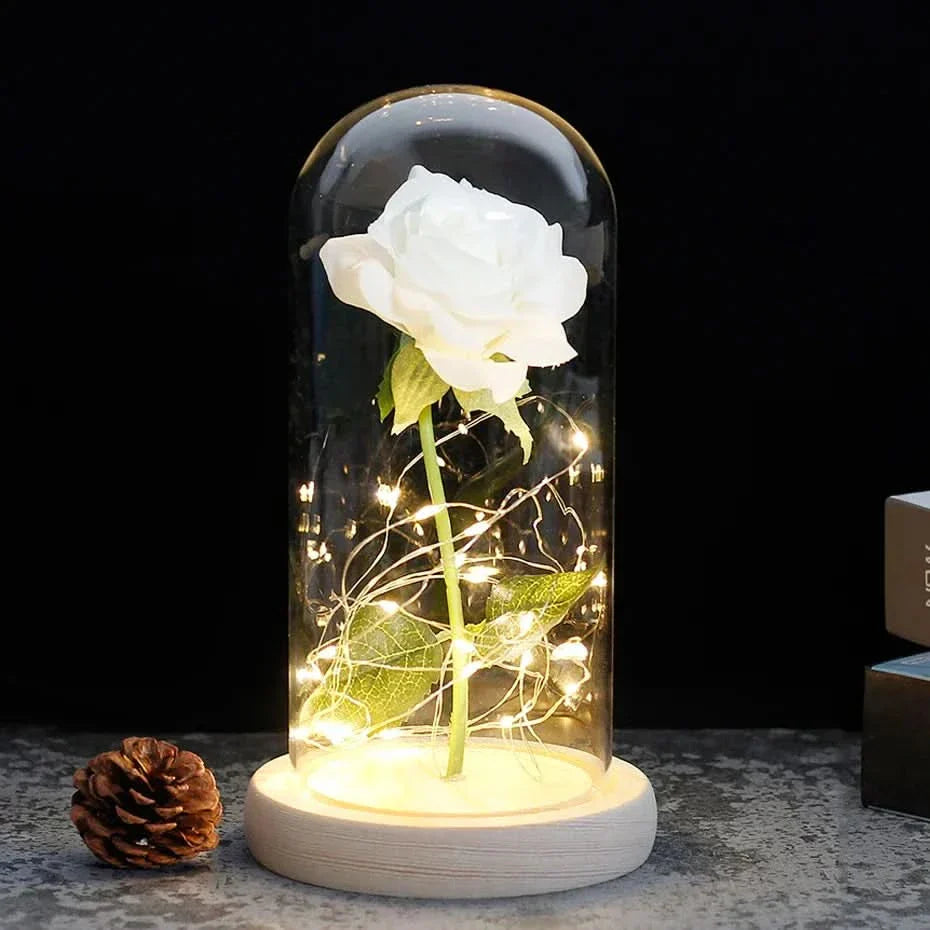 BowLift | Eternal Rose in Glass Dome with LED Lights