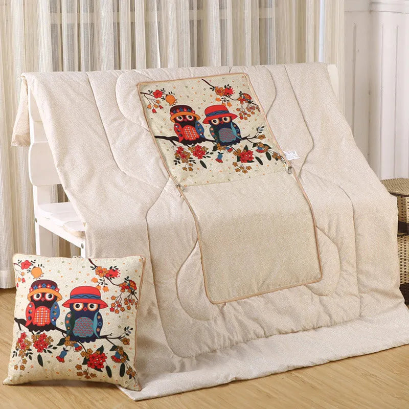 BowLift | Cozy Convertible Pillow Quilt Combo Blanket