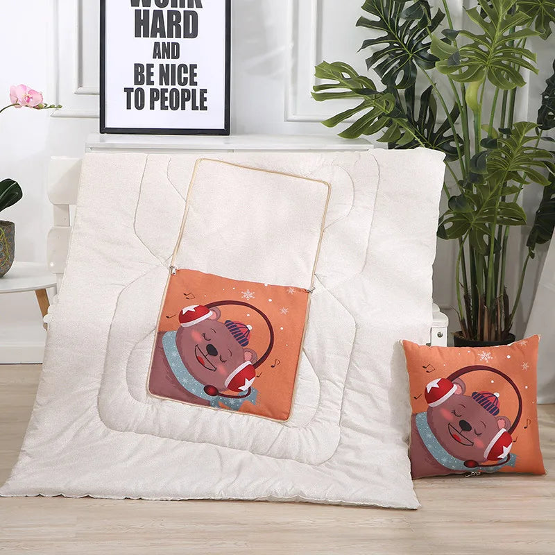 BowLift | Cozy Convertible Pillow Quilt Combo Blanket