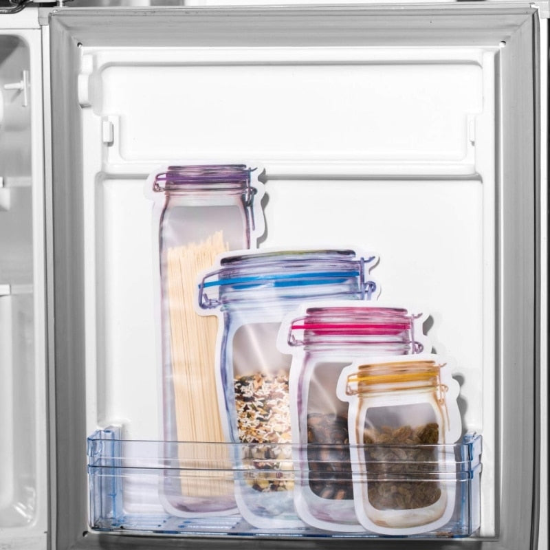BowLift | Reusable Transparent Jar Storage Bags