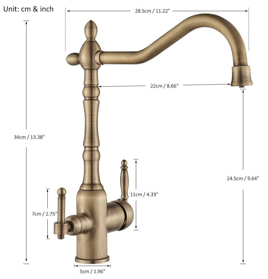 BowLift | Rayford - Classic Kitchen Faucet