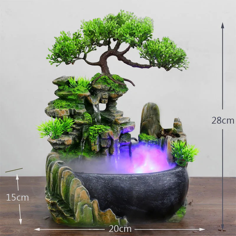 BowLift | LED Waterfall Color-Changing Relaxing Fountain