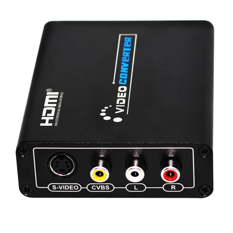 BowLift | HDMI to Composite / AV S-Video Converter RCA CVBS/L/R Video Converter Adapter, EU Plug