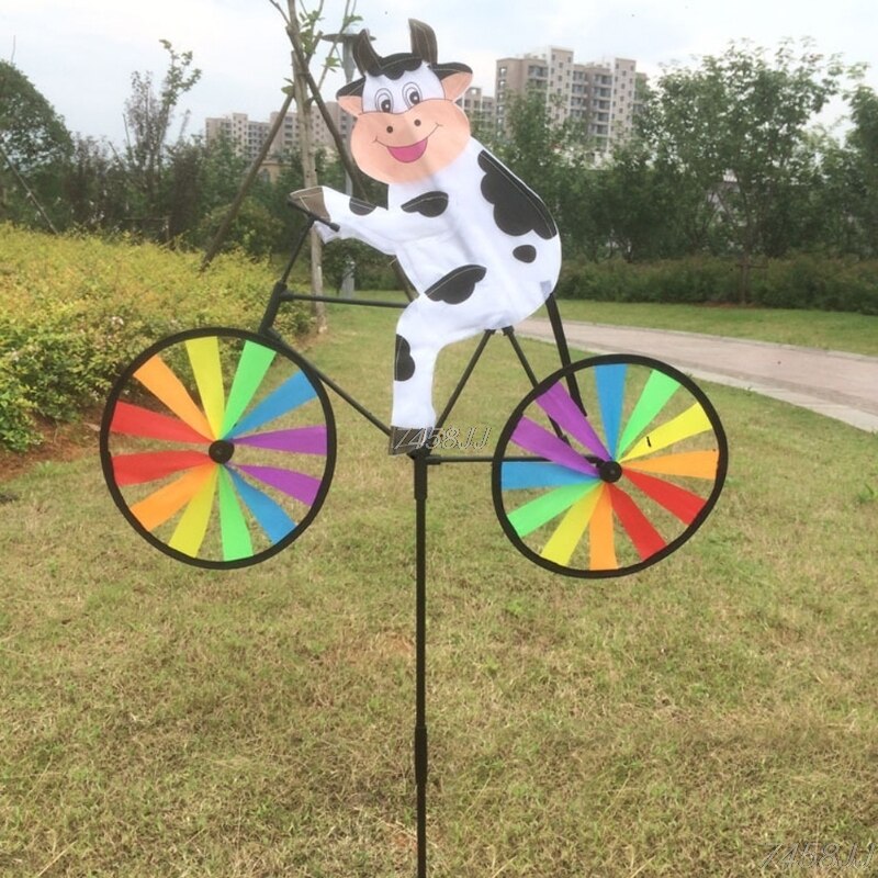 BowLift | Animal Bicycle Wind Spinner: Outdoor Decoration