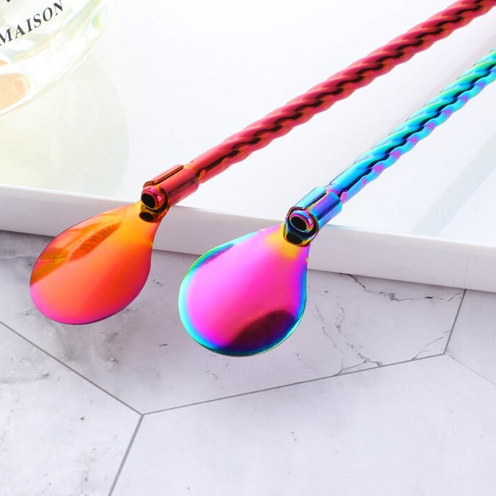 BowLift | Reusable Long Handle Spoon Straw