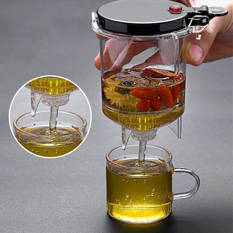 BowLift | TeaTime Heat Resistant Glass Teapot