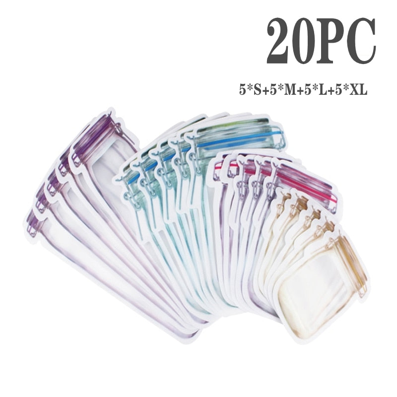 BowLift | Reusable Transparent Jar Storage Bags