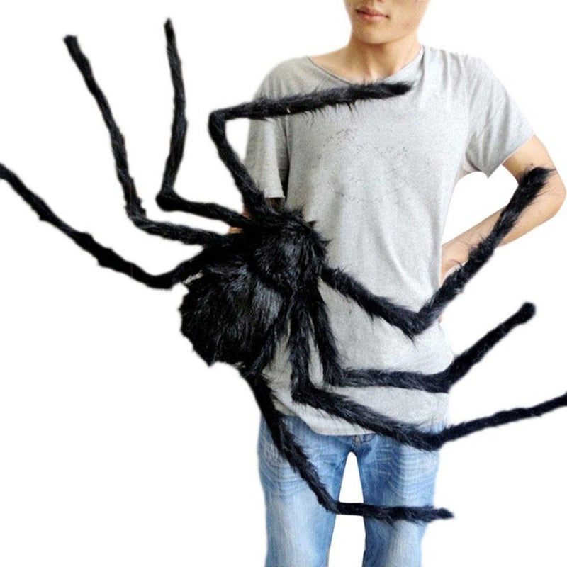 BowLift | CreepyCrawl Giant Spider – Realistic Halloween Outdoor Yard Prop