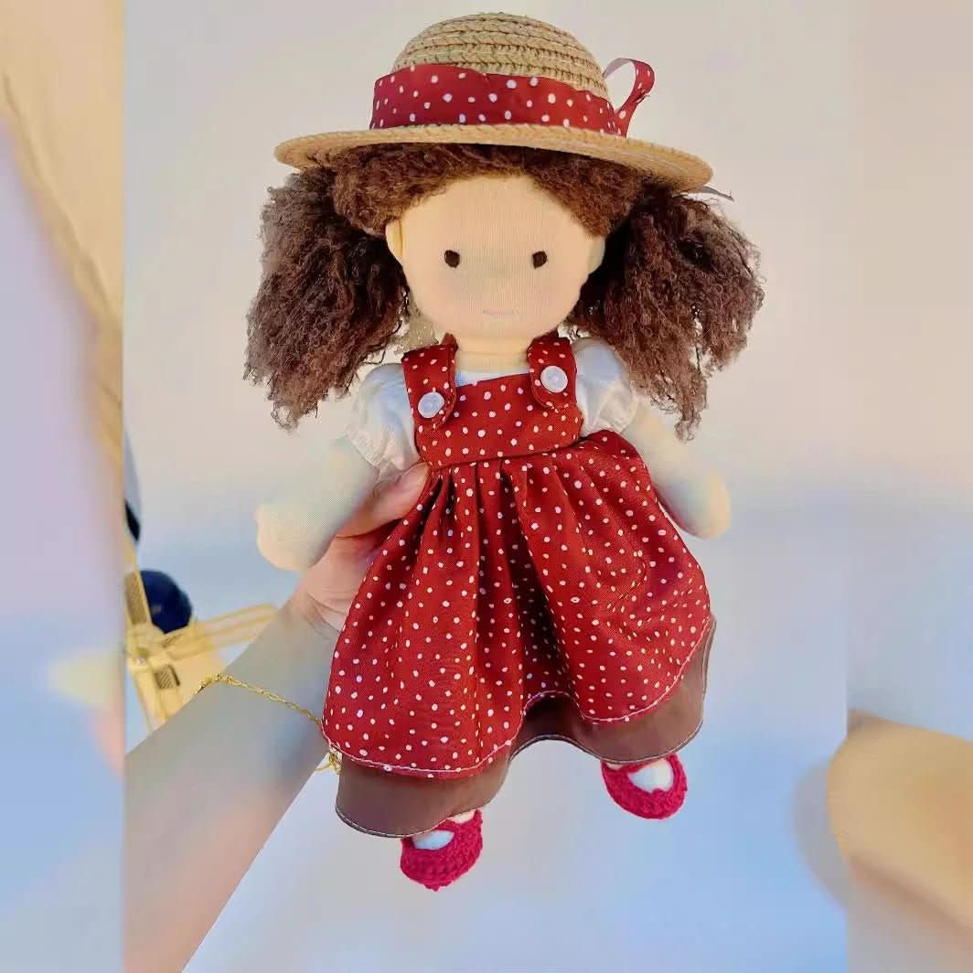 BowLift | HeartLoom Waldorf doll | Handmade cotton plush doll | Soft cuddly doll | Promotes imagination & emotional development