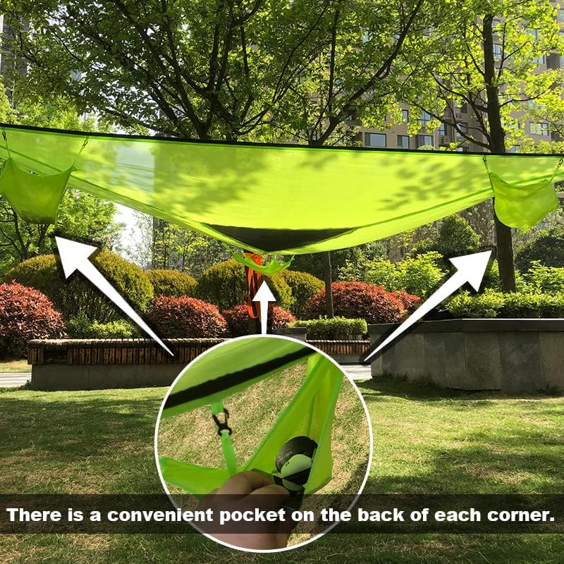 BowLift | Hanging Tent Hammock Triangle Outdoor Multi-Person Mesh Hanging Bed Easy To Install Nap Picnic Flowering Family Travel Supplies