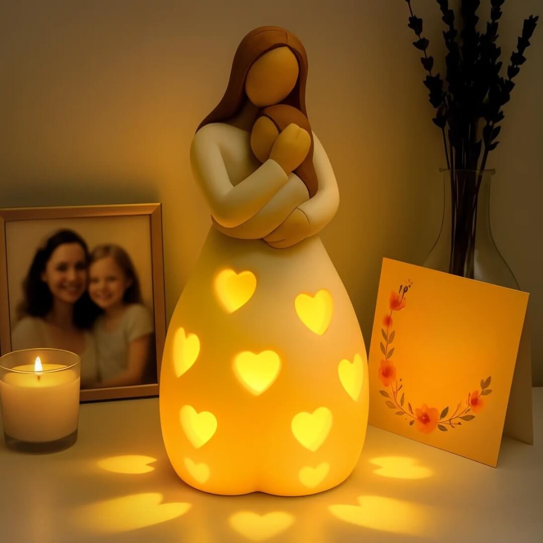 BowLift | Heart of Mum Ambient Lamp – Warm LED Light for Home & Gift Decor
