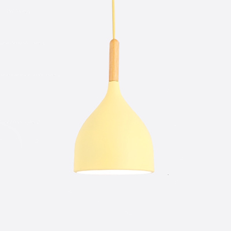 BowLift | Talon - Modern Drop-Shaped Wooden Pendant Light Scandinavian Ceiling Light