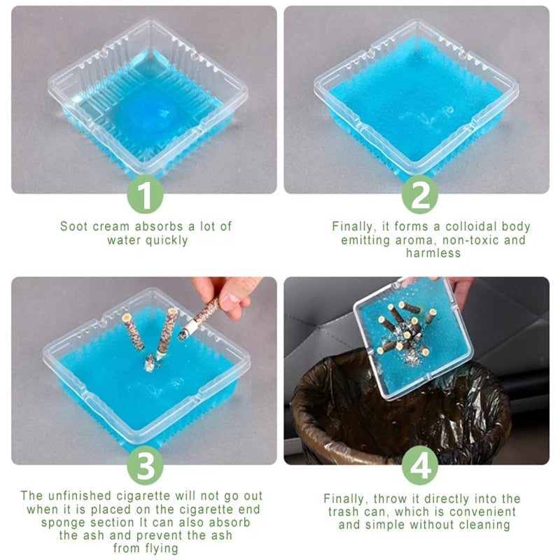 BowLift | Disposable Practical Ashtray Odor Removal Clean Air Sand Gel