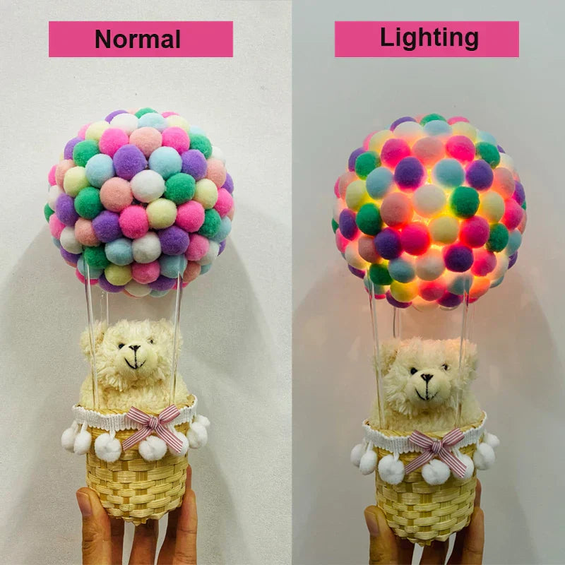 BowLift | DIY Hot Air Balloon-shaped Flying Animals Night Lamp