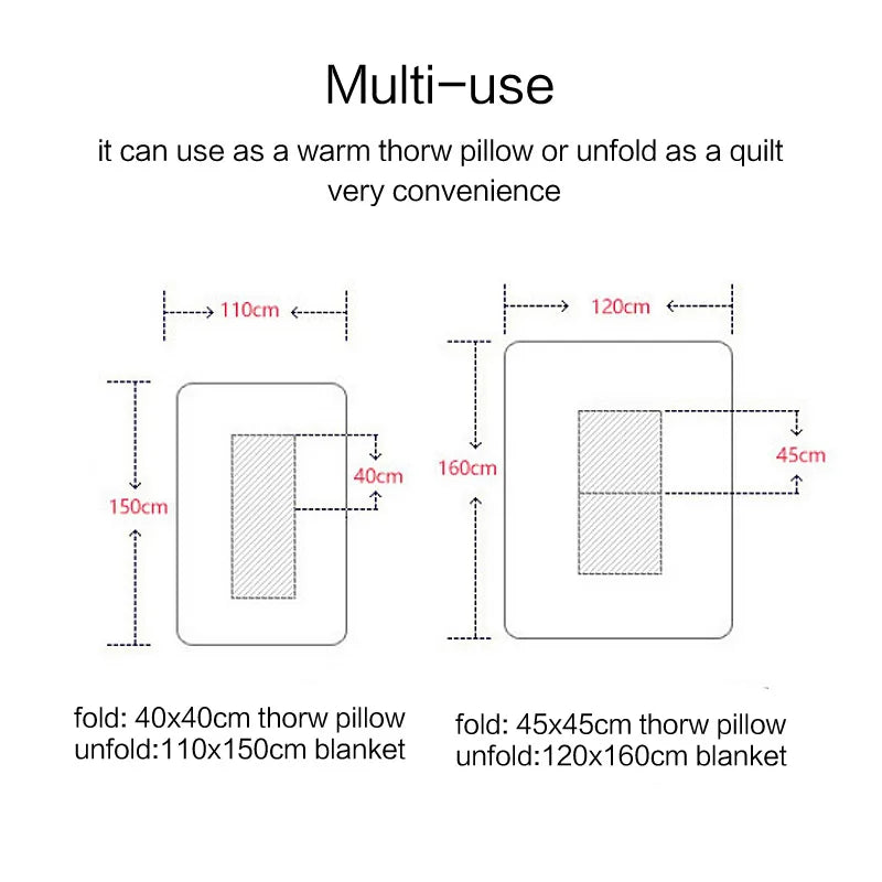 BowLift | Cozy Convertible Pillow Quilt Combo Blanket